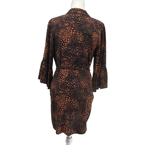 Saltwater Luxe Cinnamon Button-Up Dress Size Small NWT 100% Rayon - Picture 3 of 11